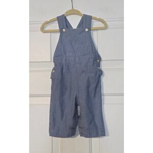 Vintage Baby Gap Overalls 3-6 Months Blue‎